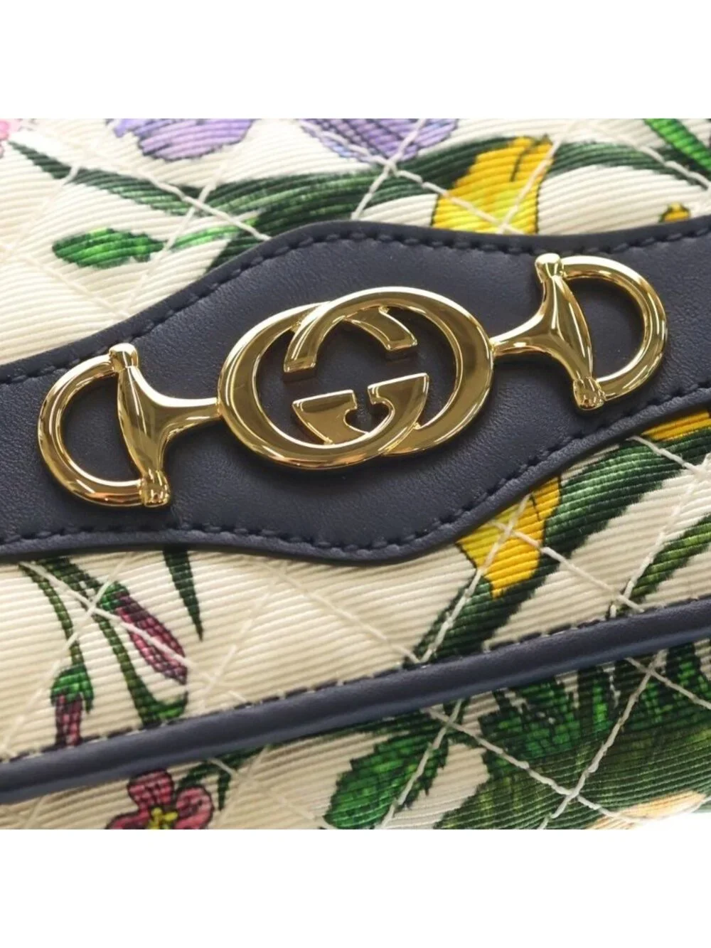 Gucci GG Marmont Flora Wallet Leather Canvas